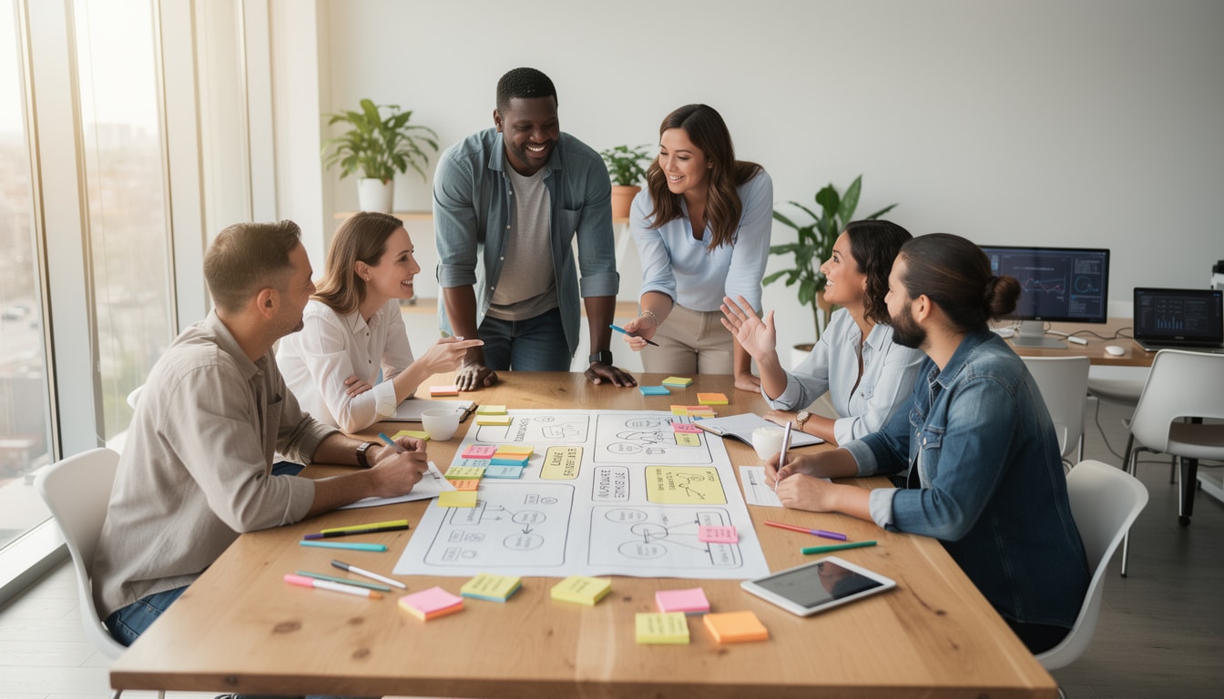 découvrez comment le business model canvas facilite la création et la conception de services en offrant une vue claire et structurée de votre projet.
