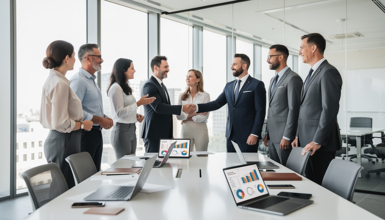 Le lien entre l’entreprise et les business angels (départ)